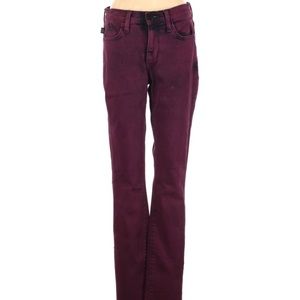 Bikercore Rock & Republic Jeans Womens Size 2 Maroon Bootcut Low Rise Pants